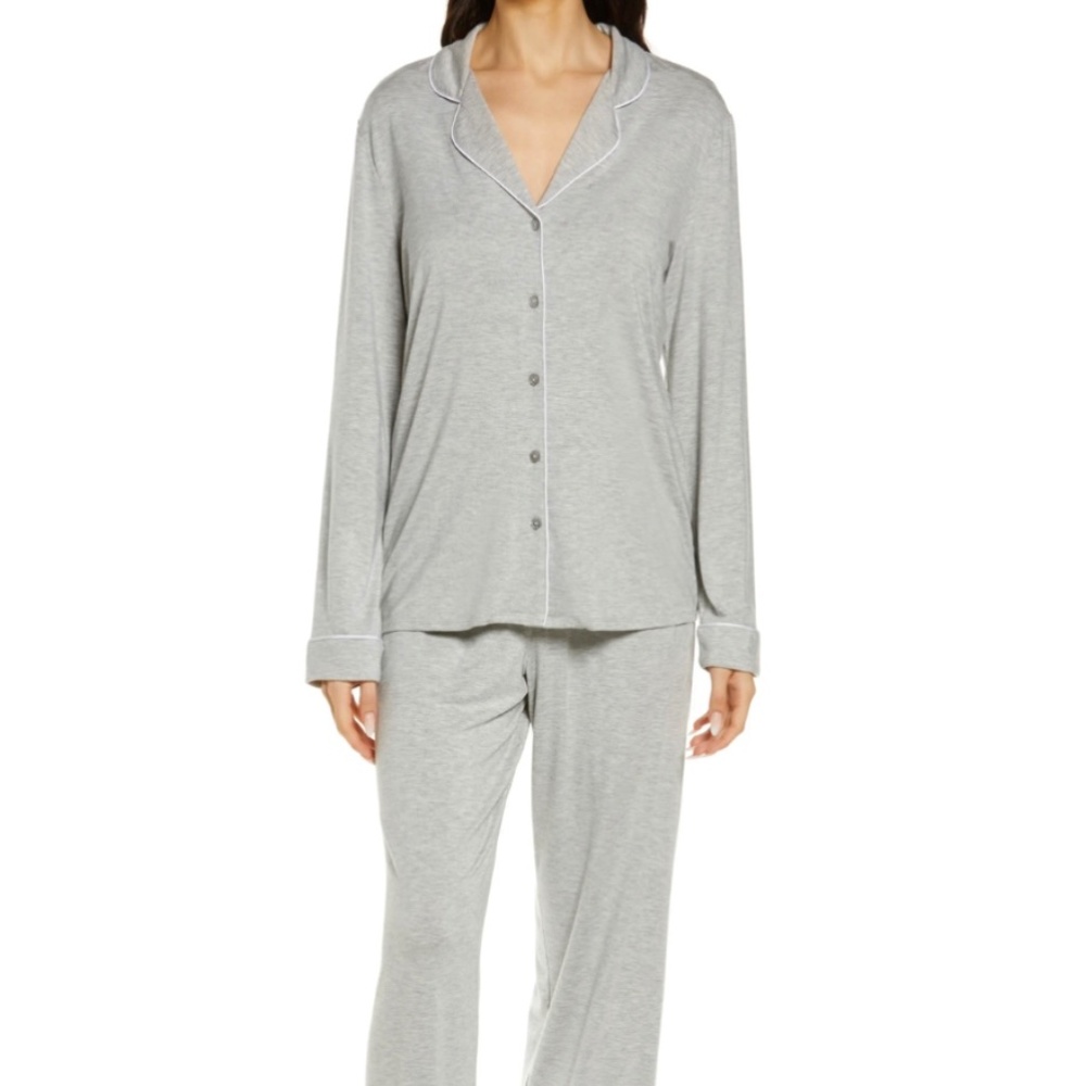 Nordstrom Moonlight Eco Pajamas Grey Heather Size XL NWT